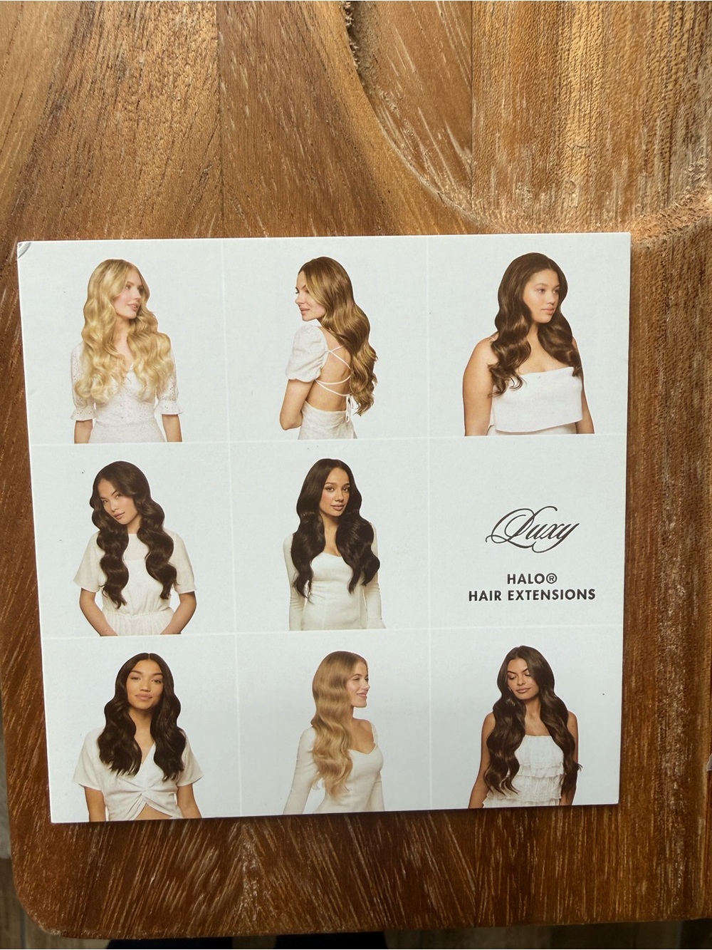 16" Chocolate Brown Balayage Halo® Hair Extensions (140g) from Luxy Hair - Picture 5 of 11